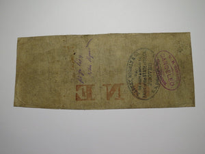 $1 1861 Charleston South Carolina Obsolete Currency Bank Note Bill Low Serial #8