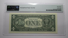 Load image into Gallery viewer, $1 2003 Radar Serial Number Federal Reserve Currency Bank Note Bill PMG UNC67EPQ