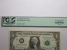 Load image into Gallery viewer, $1 1977 Bookend Kansas City Federal Reserve Bank Note Currency Bill PCGS 64PPQ