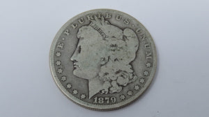 $1 1879-P Morgan Silver Dollar!  90% Circulated US Silver Coin! Tougher Date