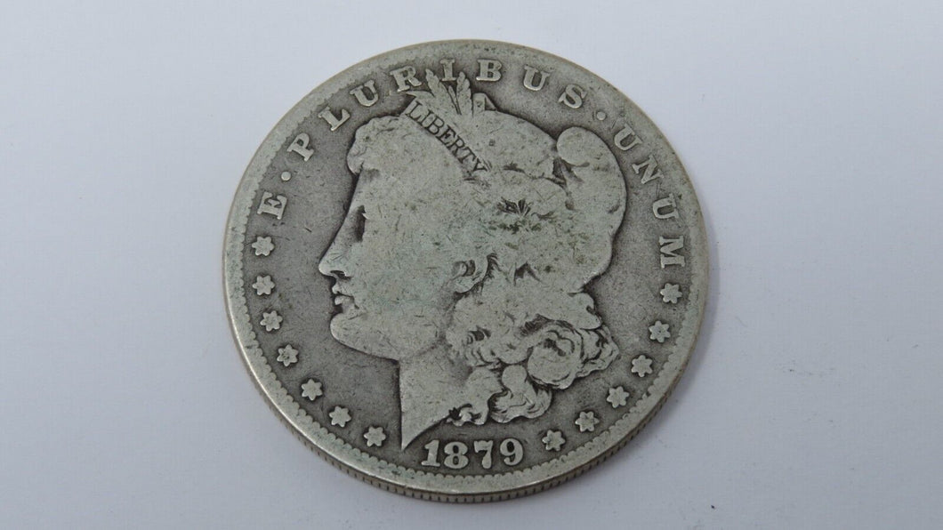 $1 1879-P Morgan Silver Dollar!  90% Circulated US Silver Coin! Tougher Date