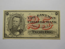Load image into Gallery viewer, $.25 1870&#39;s Poughkeepsie New York Obsolete Currency Note Eastman College