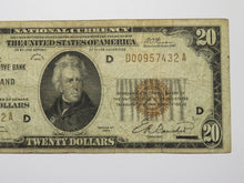 Load image into Gallery viewer, $20 1929 Cleveland Ohio OH National Currency Note Federal Reserve Bank FINE