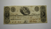 Load image into Gallery viewer, $1 1829 Salem New Jersey Obsolete Currency Bank Note Bill! Salem &amp; Philadelphia