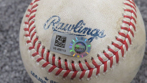 2020 Joey Wendle Tampa Bay Rays Game Used MLB Foul Baseball! Dillon Tate