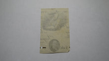 Load image into Gallery viewer, $1 18__ Vergennes Vermont VT Obsolete Currency Bank Note Remnants Bill! RARE