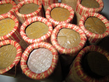 Load image into Gallery viewer, Sealed Wheat Penny Shotgun Roll Wheat Cent Lot 1909-1958 50 Coins Steel PDS #454