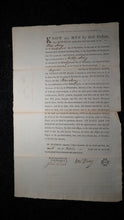 Load image into Gallery viewer, 1794 Northumberland Pennsylvania PA Colonial Currency Land Grant 400 Acres RARE