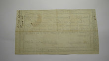Load image into Gallery viewer, 1790 10 Shillings Connecticut Comptrollers Office Colonial Currency Note Pomeroy