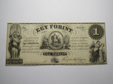 Load image into Gallery viewer, $1 18__ New York NY Obsolete Currency Bank Note Bill! Hungarian Fund Egy Forint!