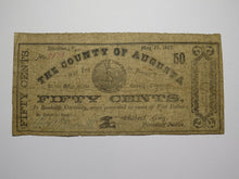 Load image into Gallery viewer, $.50 1862 Staunton Virginia Obsolete Currency Bank Note Bill County of Augusta!