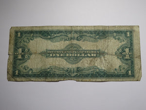 $1 1923 Silver Certificate Large Bank Note Bill Blue Seal One Dollar Good+