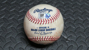 2020 Alex Cobb Baltimore Orioles Strikeout Game Used MLB Baseball! Tsutsugo