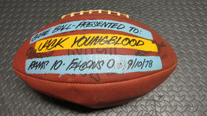 1978 Jack Youngblood Los Angeles Rams Presentation Game Used NFL Football! 