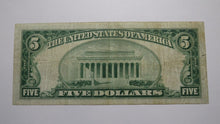 Load image into Gallery viewer, $5 1929 New Albany Indiana IN National Currency Bank Note Bill Charter #2166 VF