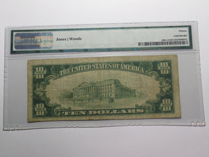 $10 1929 New London Connecticut CT National Currency Bank Note Bill Ch #1037 PMG