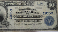 Load image into Gallery viewer, $10 1902 Middleville New York NY National Currency Bank Note Bill! Ch #11656 VF+