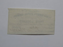 Load image into Gallery viewer, $4 1861 Confederate Bond Coupon Certificate Currency Bank Note Bill UNC