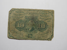 Load image into Gallery viewer, 1863 $.10 First Issue Fractional Currency Obsolete Bank Note Bill 1st Issue