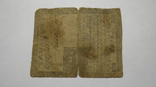 Load image into Gallery viewer, 1772 18 Pence Pennsylvania PA Colonial Currency Note Bill! RARE ISSUE! 18d