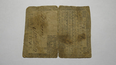 1772 18 Pence Pennsylvania PA Colonial Currency Note Bill! RARE ISSUE! 18d