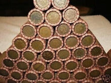 Load image into Gallery viewer, Sealed Wheat Cent Penny Rolls with an Indian Head Showing Mixed Steel Coins Lot