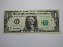 Load image into Gallery viewer, $1 2021 Radar Serial Number Federal Reserve Currency Bank Note Bill UNC 61077016