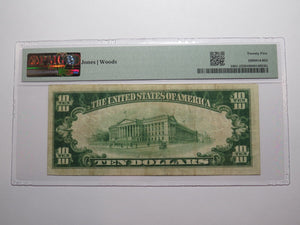 $10 1929 El Dorado Kansas KS National Currency Bank Note Bill Ch. #4981 VF25 PMG