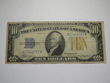 Load image into Gallery viewer, $10 1934 North Africa Silver Certificate WWII Emergency Issue Currency Note VF