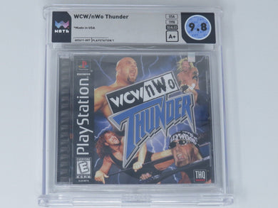 WCW/NWO Thunder Wrestling Sony Playstation PS1 Factory Sealed Video Game 9.8 A+