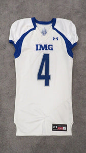 2016 Artur Sitkowski IMG Academy Game Used Worn Football Jersey Illinois Rutgers