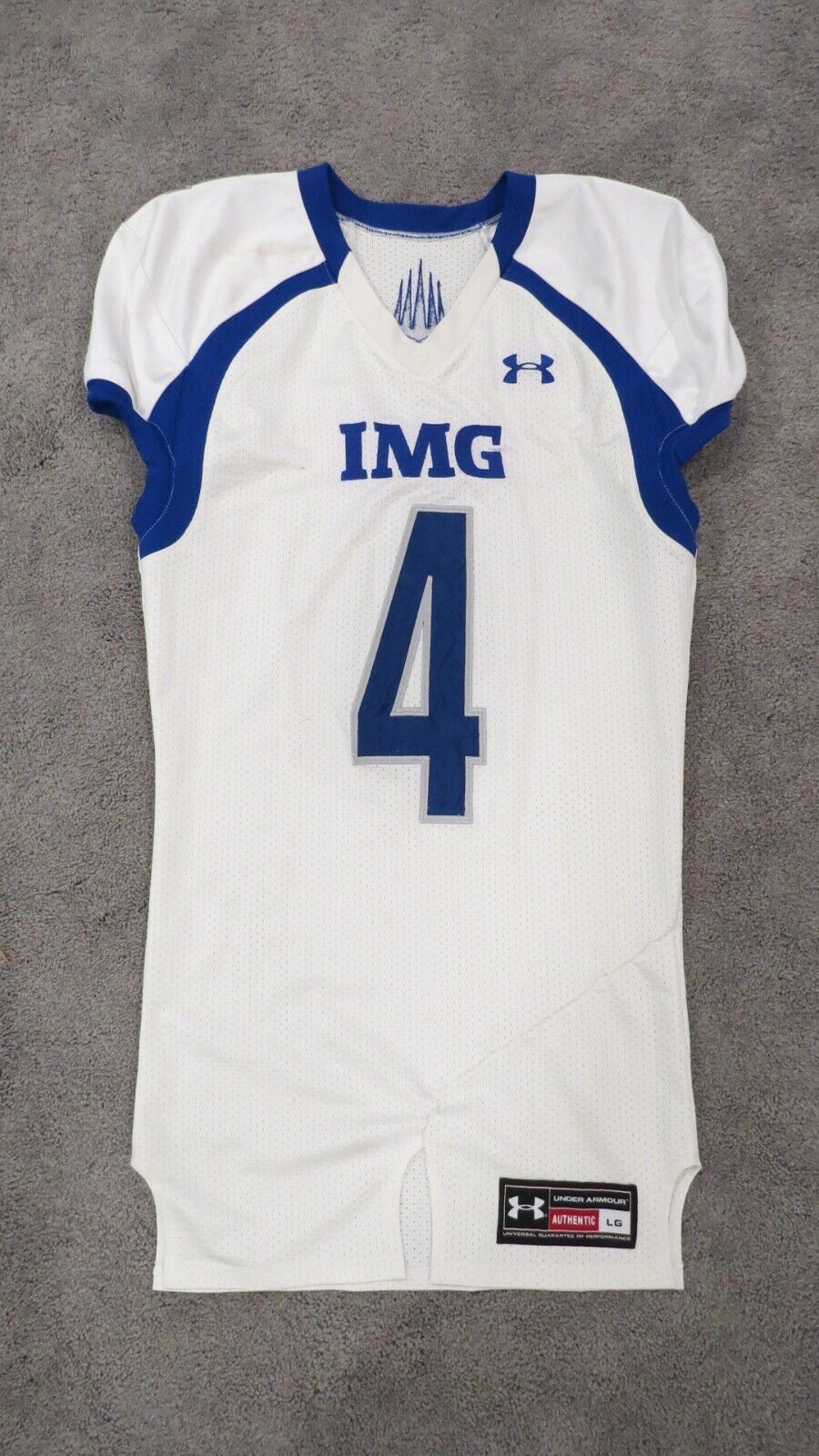2016 Artur Sitkowski IMG Academy Game Used Worn Football Jersey Illinois Rutgers