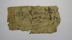 1754 Five Shillings North Carolina NC Colonial Currency Note Bill 5s RARE