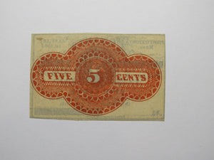 $.05 1863 Provincetown Massachusetts Obsolete Currency Bank Note Bill Conant's