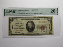 Load image into Gallery viewer, $20 1929 Millstadt Illinois National Currency Bank Note Bill Ch. #8425 VF20 PMG