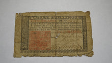 Load image into Gallery viewer, 1776 Three Shillings New Jersey NJ Colonial Currency Note Bill! RARE ISSUE! 3s!
