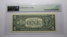 Load image into Gallery viewer, $1 1988 Radar Serial Number Federal Reserve Currency Bank Note Bill PMG UNC66EPQ