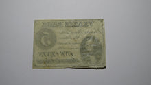 Load image into Gallery viewer, $.05 1862 Bangor Maine ME Obsolete Currency Note Fractional Bill! Veazie Bank!