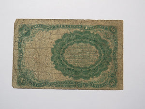1874 $.10 Fifth Issue Fractional Currency Obsolete Bank Note Bill USA 5th Issue!