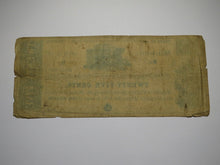 Load image into Gallery viewer, $.25 1861 Winchester Virginia VA Obsolete Currency Bank Note Bill Corp. of Win.