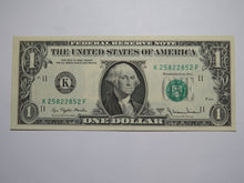 Load image into Gallery viewer, $1 1977 Radar Serial Number Federal Reserve Currency Bank Note Bill UNC 25822852