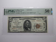Load image into Gallery viewer, $5 1929 Luling Texas TX National Currency Bank Note Bill Charter #13919 AU50 PMG