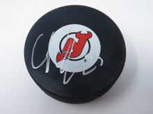 Load image into Gallery viewer, Yann Danis Autographed Signed New Jersey Devils InGlasCo Hockey Puck