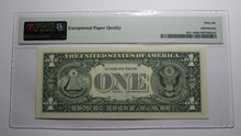 Load image into Gallery viewer, $1 1995 Radar Serial Number Federal Reserve Currency Bank Note Bill PMG UNC66EPQ