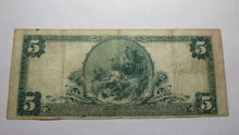 Load image into Gallery viewer, $5 1902 Bristol Connecticut CT National Currency Bank Note Bill! Ch. #2250 VF++