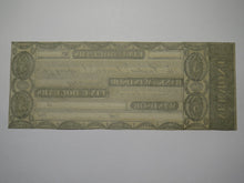 Load image into Gallery viewer, $5 18__ Windsor Vermont VT Obsolete Currency Bank Note Bill Remainder UNC++++