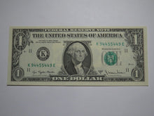 Load image into Gallery viewer, $1 1977 Radar Serial Number Federal Reserve Currency Bank Note Bill UNC 94455449