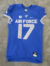 Load image into Gallery viewer, 2017-18 Air Force Falcons Game Used Worn NCAA Nike Football Jersey Home Medium