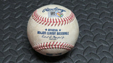 Load image into Gallery viewer, 2020 Paul Fry Baltimore Orioles Strikeout Game Used MLB Baseball! DJ LeMahieu