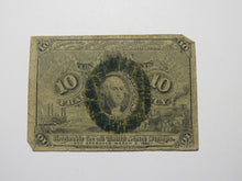 Load image into Gallery viewer, 1863 $.10 Second Issue Fractional Currency Obsolete Bank Note Bill 2nd Issue!